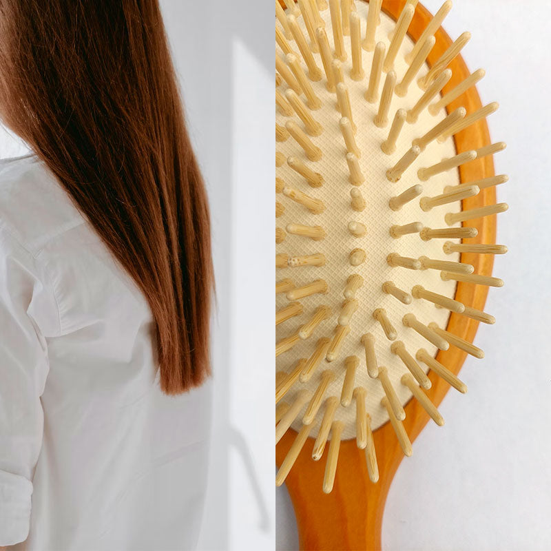 B.Adelline Cushion Wooden Hair Brush B.Adeline