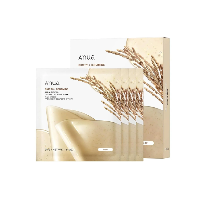 Anua Rice 70 Glow Collagen Mask 38g Anua