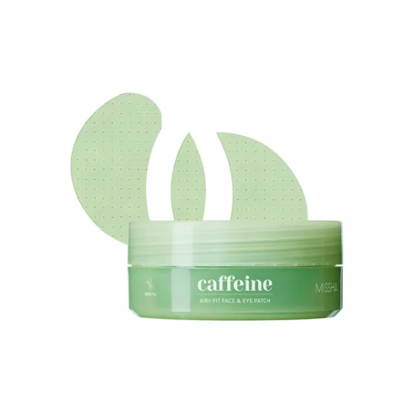 MISSHA Airy Fit Caffeine Depuffing Face & Eye Patch 60pcs