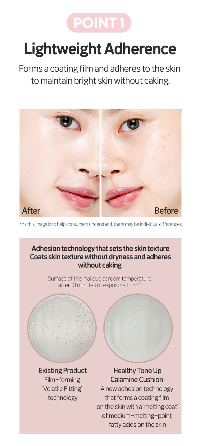 Etude House Healthy Tone Up Calamine Cushion 15g Etude House