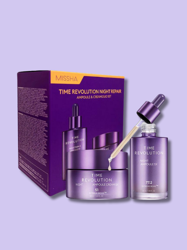 MISSHA Time Revolution Night Ampoule & Cream Duo Set MISSHA