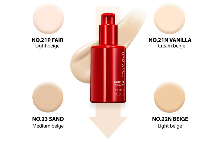 MISSHA Radiance Perfect Fit Foundation 35ml MISSHA