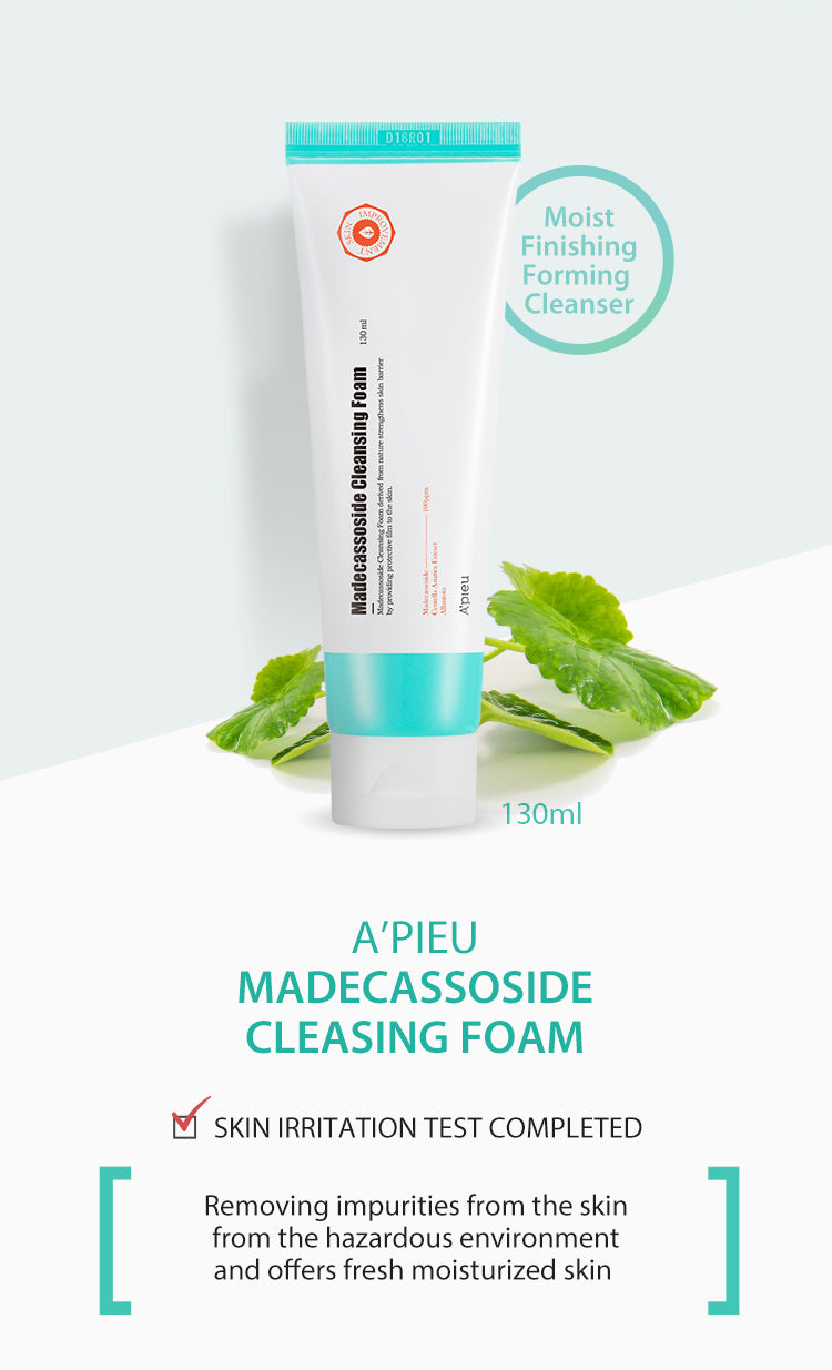 APIEU Madecassoside Cleansing Foam 130ml APIEU