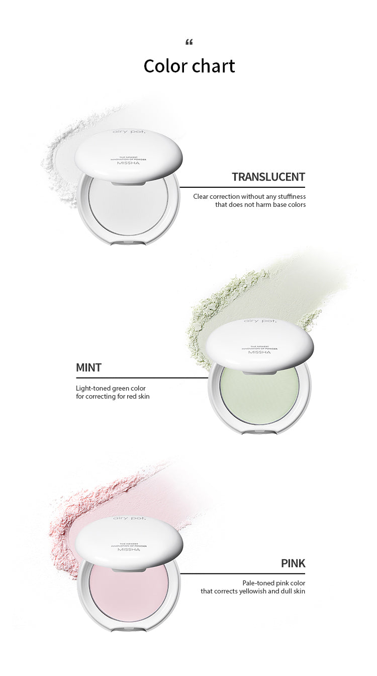 MISSHA Airy Pot Pressed Powder Pact 5g MISSHA