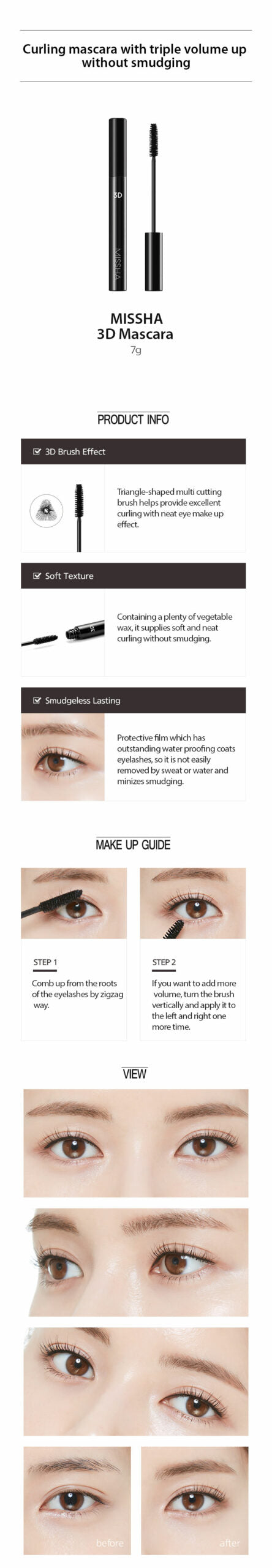 MISSHA 3D Mascara MISSHA