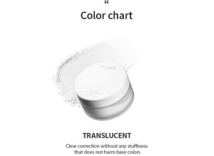 MISSHA Airy Pot Powder Translucent 9g MISSHA