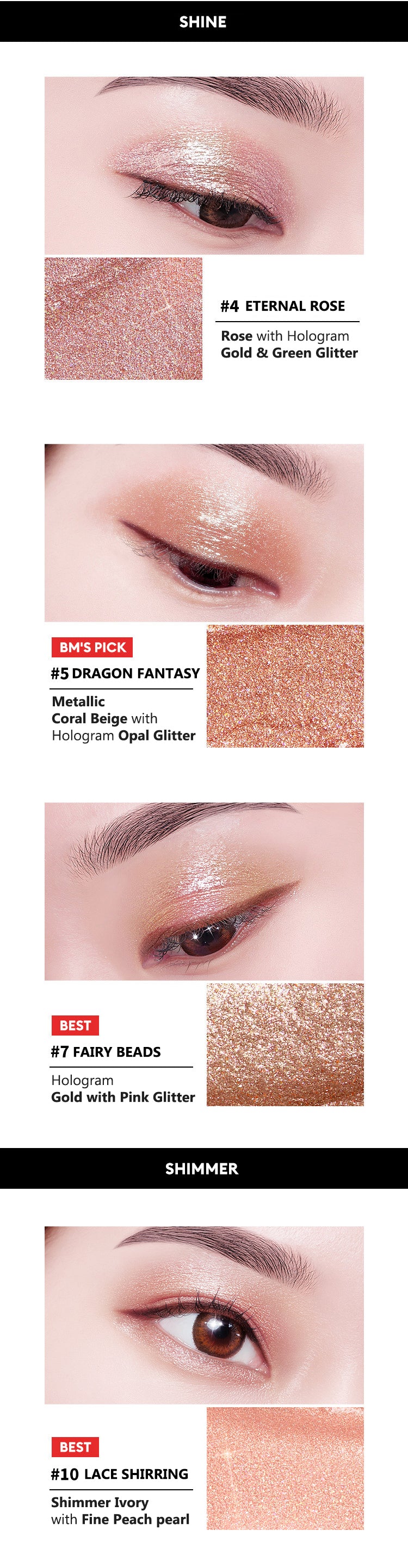 MISSHA Glitter Prism Liquid Eyeshadow 3g MISSHA