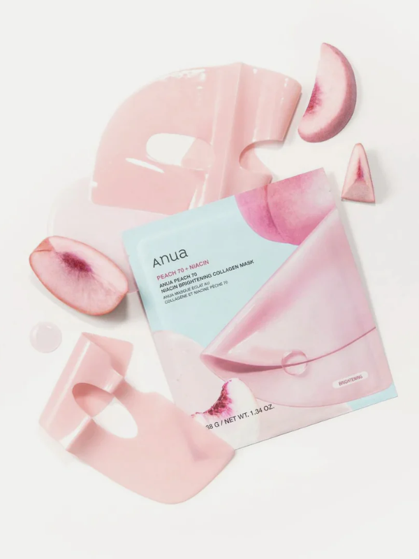 Anua Peach 70 Niacin Brightening Collagen Mask 38g Anua