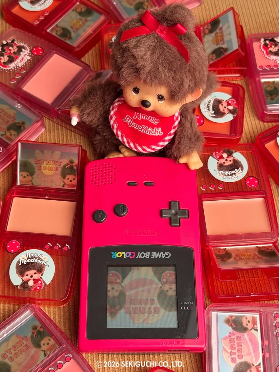 Amuse Game Station Lip & Cheek Healthy Balm [Monchhichi Limited Edition]