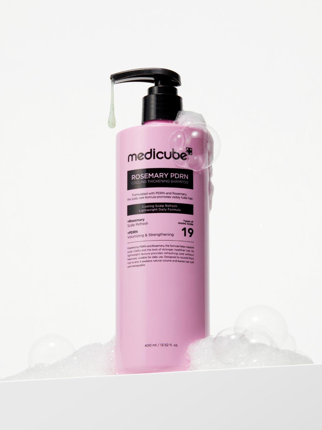 medicube Rosemary PDRN Cooling Thickening Shampoo 400ml