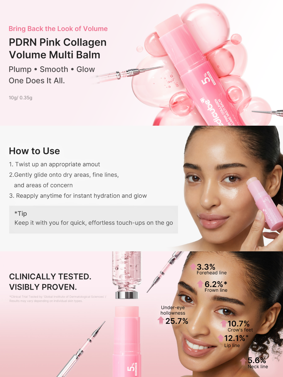 medicube PDRN Pink Collagen Volume Multi Balm 10g