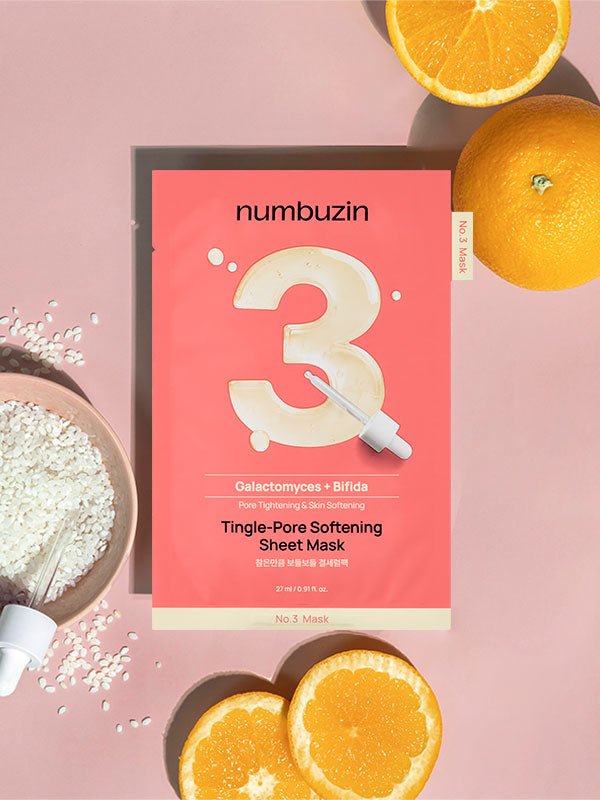 numbuzin No.3 Tingle-Pore Softening Sheet Mask 27ml