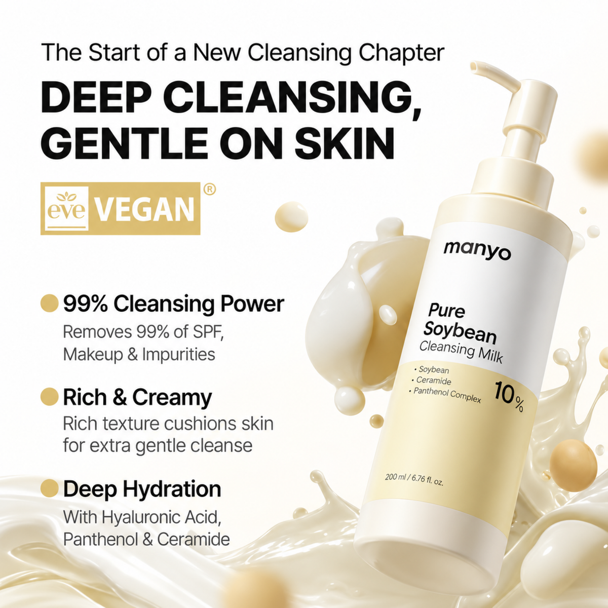 manyo Pure Soybean Cleansing Milk 200ml