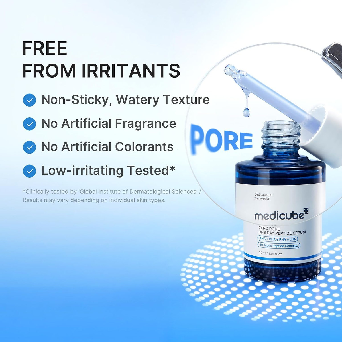 medicube Zero Pore One Day Peptide Serum 30ml medicube