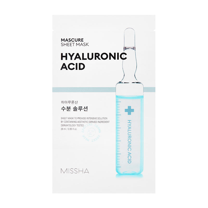 MISSHA Mascure Hydra Solution Sheet Mask Hyaluron Acid 27ml MISSHA