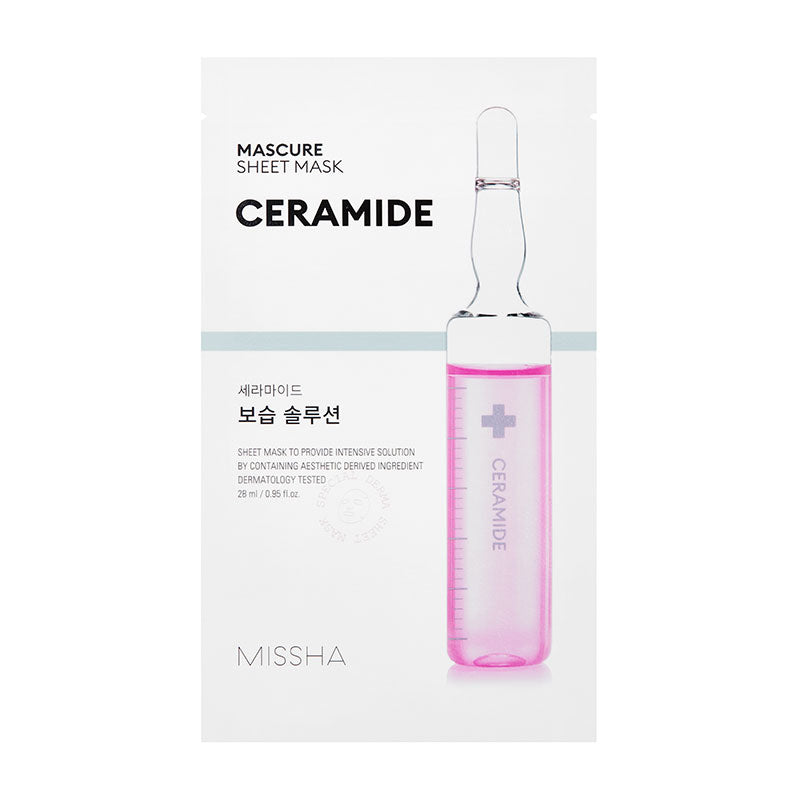 MISSHA Mascure Moisture Barrier Solution Sheet Mask Ceramide 27ml MISSHA