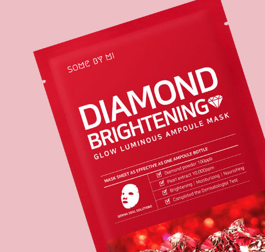 SOME BY MI Red Diamond Brightening Glow Luminous Ampoule Mask SOME BY MI