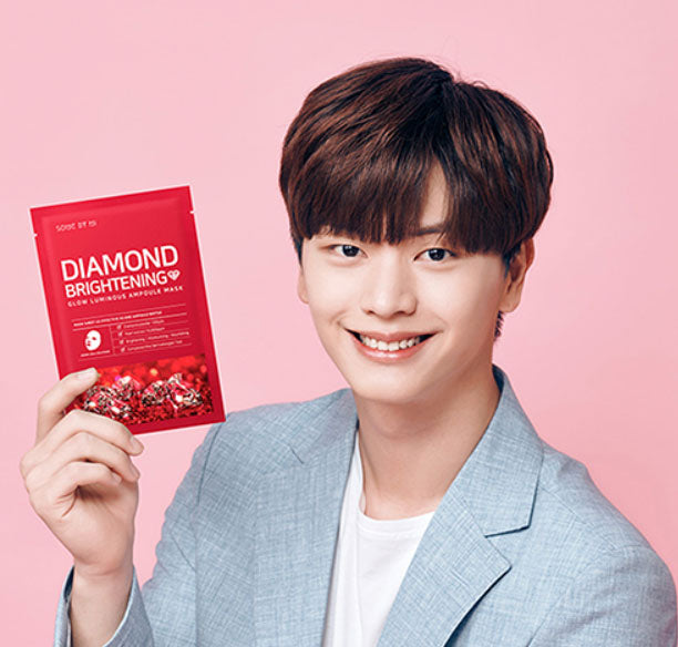 SOME BY MI Red Diamond Brightening Glow Luminous Ampoule Mask SOME BY MI