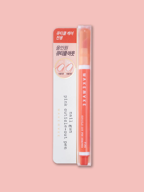 WAKEMAKE Nail Gun Pink Cuticle Out Pen Remover 2ml