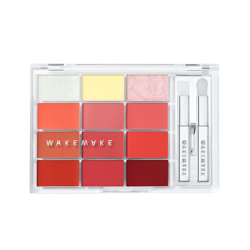 WAKEMAKE Soft Coloring Lip Palette 12g