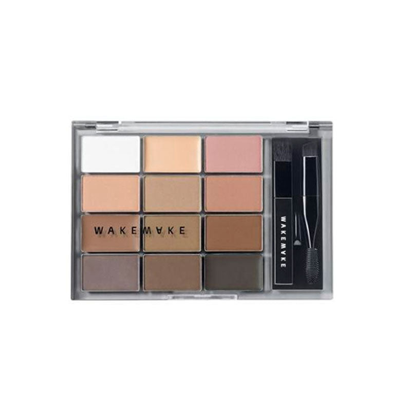 WAKEMAKE Soft Drawing Brow Palette 12g