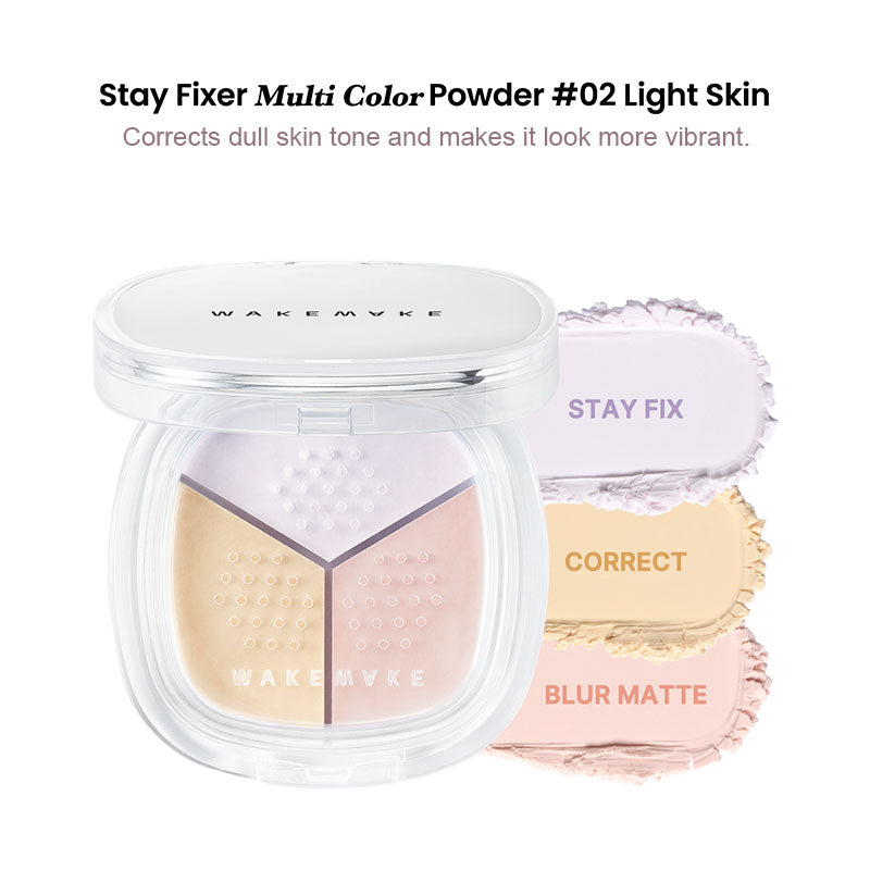 WAKEMAKE Stay Fixer Multi Color Powder 4g
